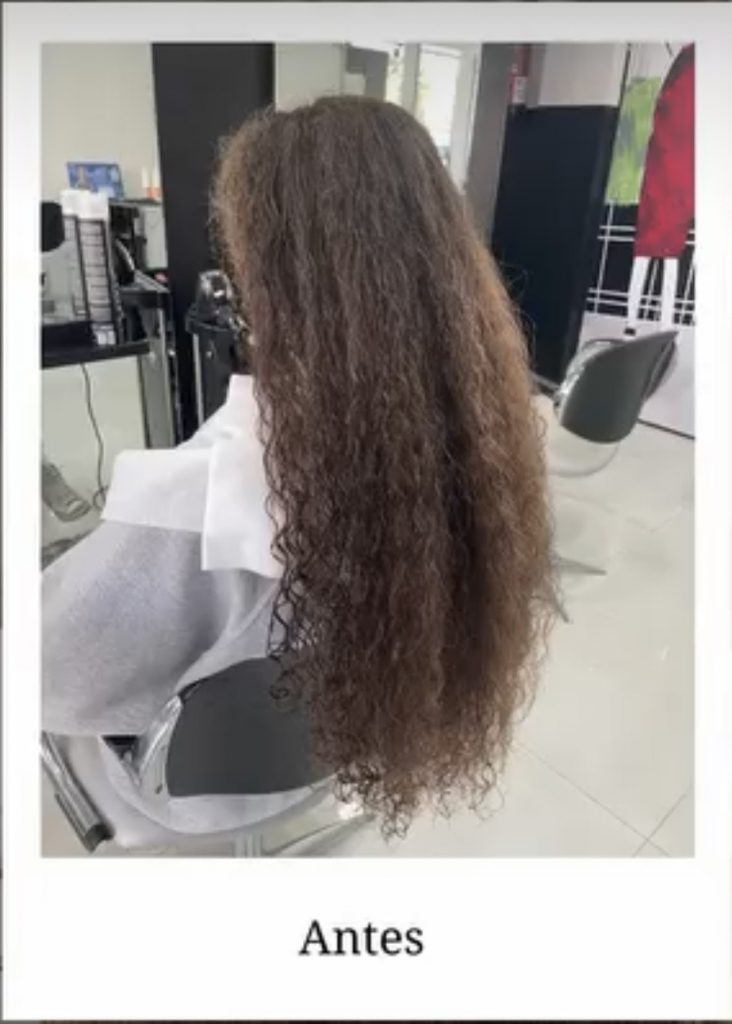 tratamiento alisado taninoplastia antes