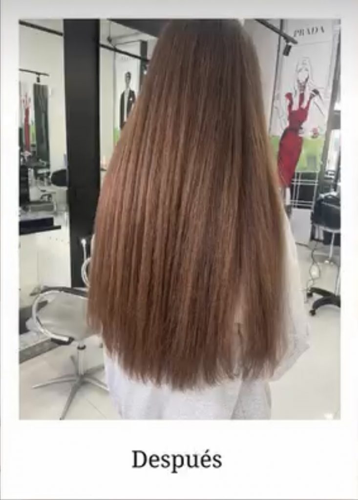 tratamiento alisado taninoplastia después